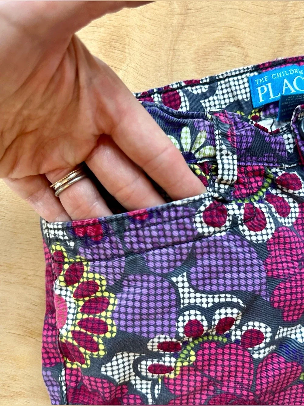 Vintage Y2K The Children’s Place Floral Capri Pants Girls Size 5